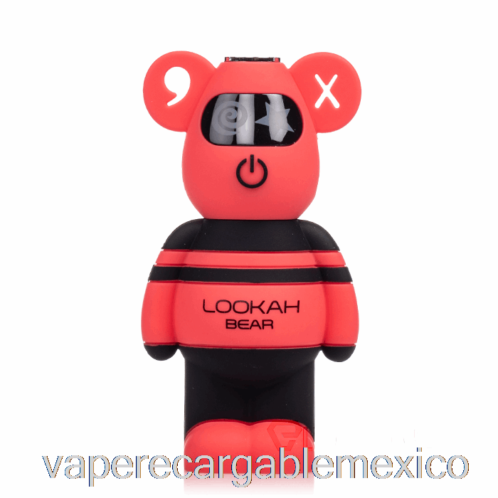 Vape Recargable Lookah Bear 510 Bateria Rojo